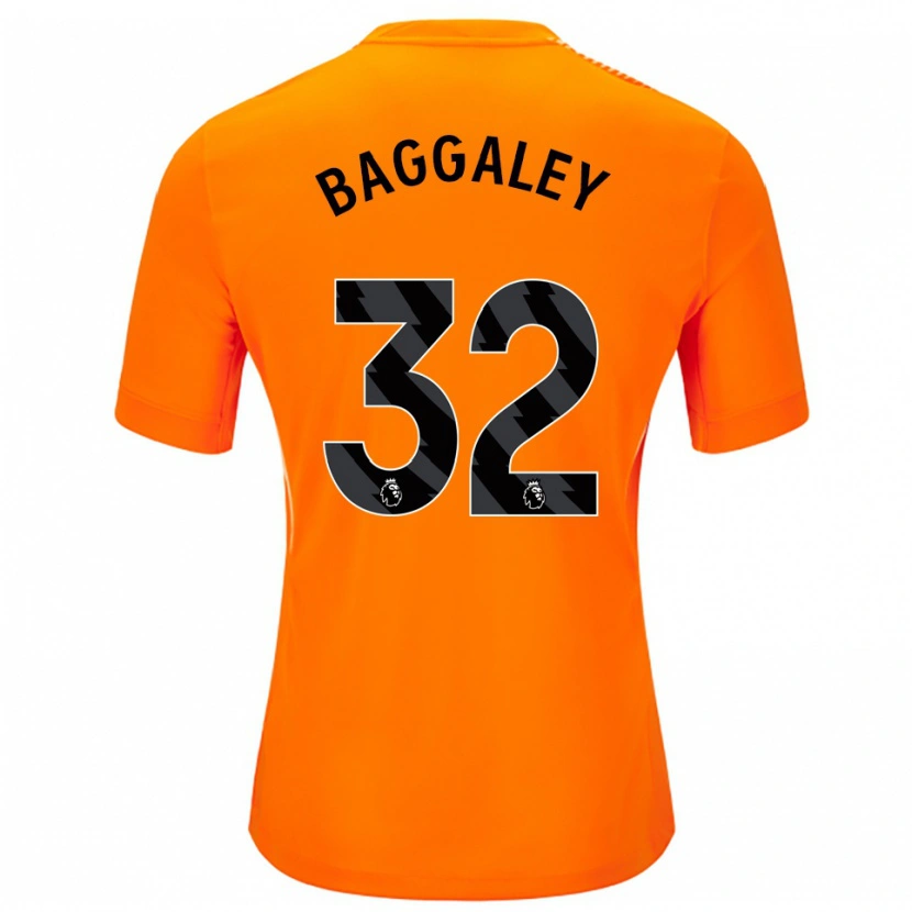 Danxen Kinder Sophie Baggaley #32 Trikot Orange Schwarz Torwarttrikot 2025/26 Schweiz
