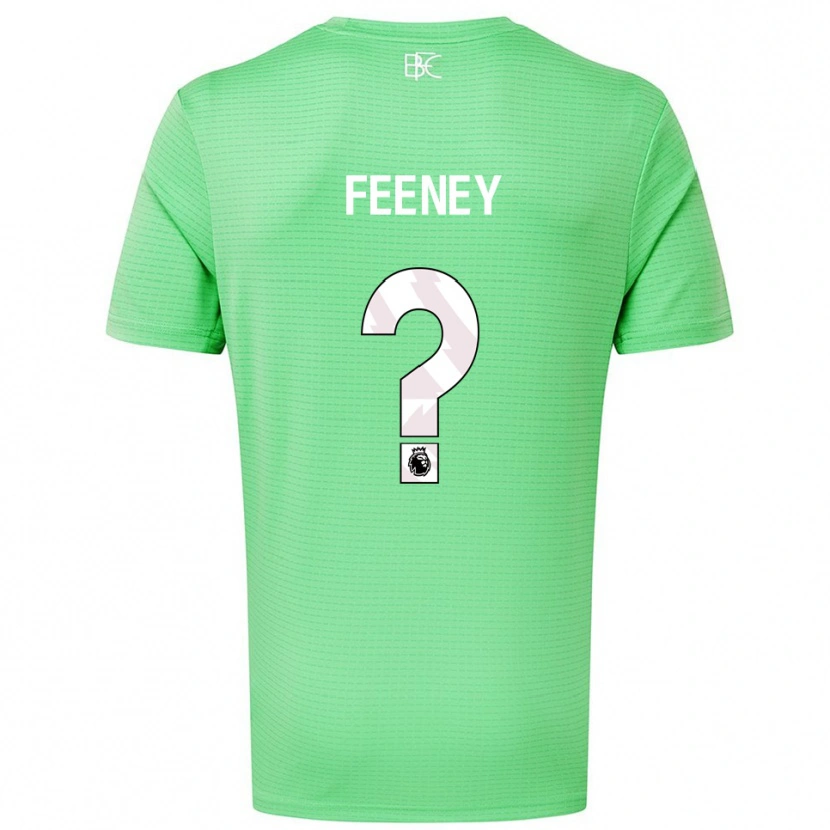 Danxen Kinder Callum Feeney #0 Trikot Mittelgrün Torwarttrikot 2025/26 Schweiz