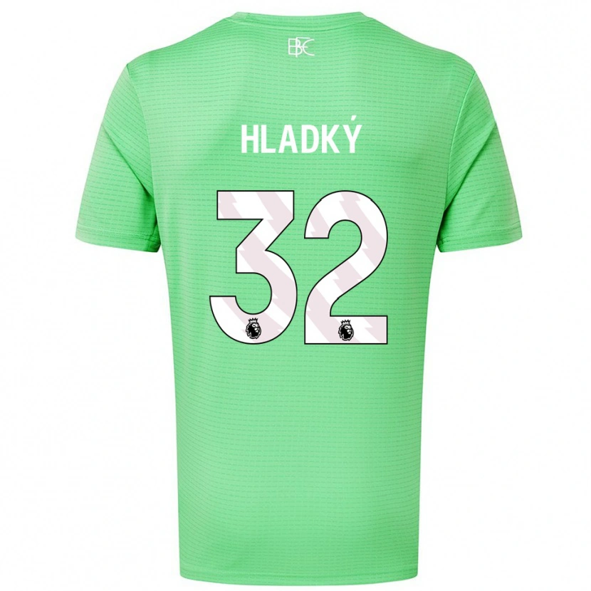 Danxen Kinder Vaclav Hladky #32 Trikot Mittelgrün Torwarttrikot 2025/26 Schweiz