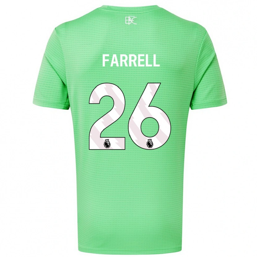 Danxen Kinder Lucy Farrell #26 Trikot Mittelgrün Torwarttrikot 2025/26 Schweiz