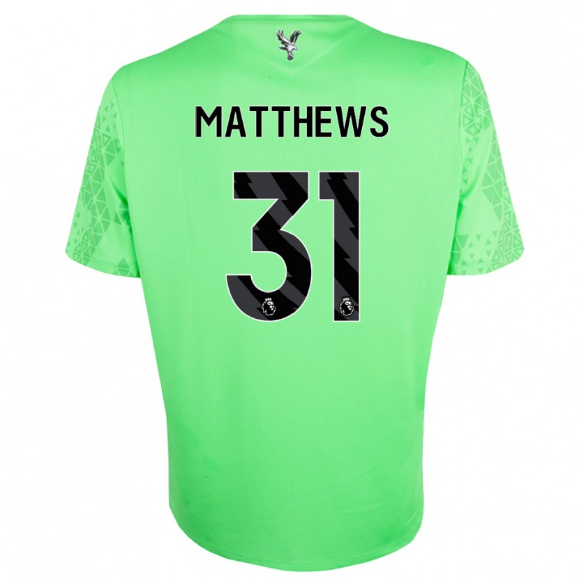 Danxen Kinder Remi Matthews #31 Trikot Grün Schwarz Torwarttrikot 2025/26 Schweiz