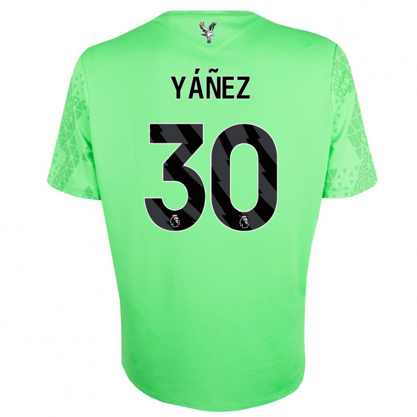 Danxen Kinder Shae Yáñez #30 Trikot Grün Schwarz Torwarttrikot 2025/26 Schweiz