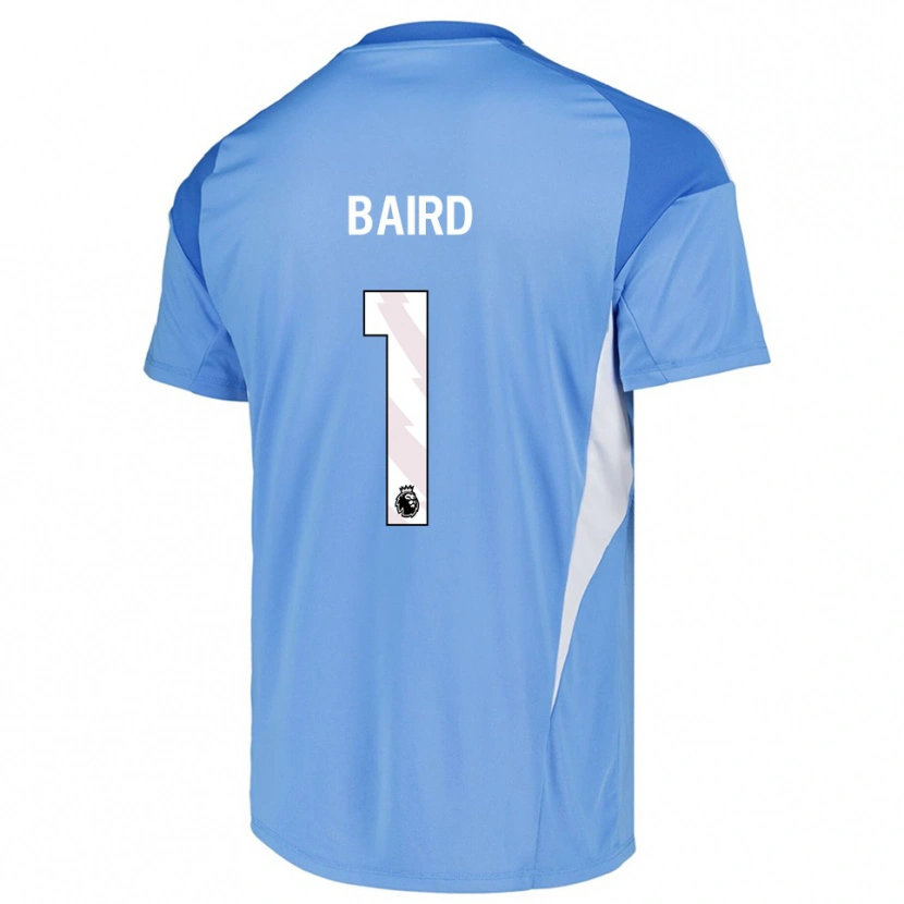 Danxen Kinder Alex Baird #1 Trikot Himmelsblau Weiß Torwarttrikot 2025/26 Schweiz