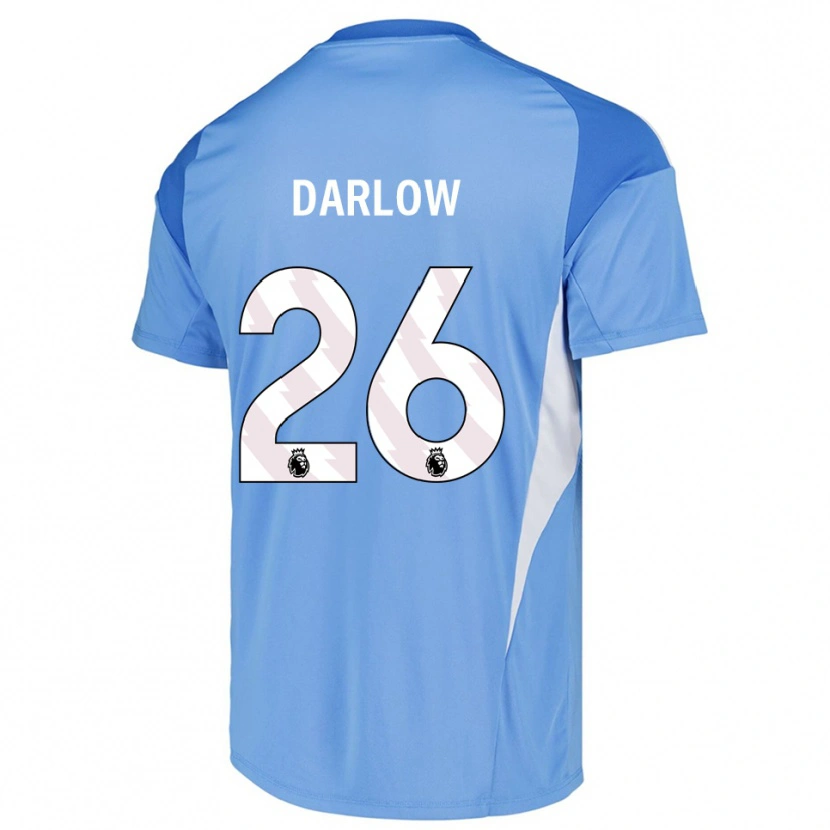 Danxen Kinder Karl Darlow #26 Trikot Himmelsblau Weiß Torwarttrikot 2025/26 Schweiz