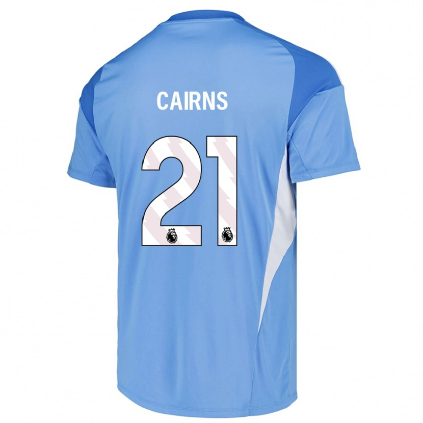 Danxen Kinder Alex Cairns #21 Trikot Himmelsblau Weiß Torwarttrikot 2025/26 Schweiz