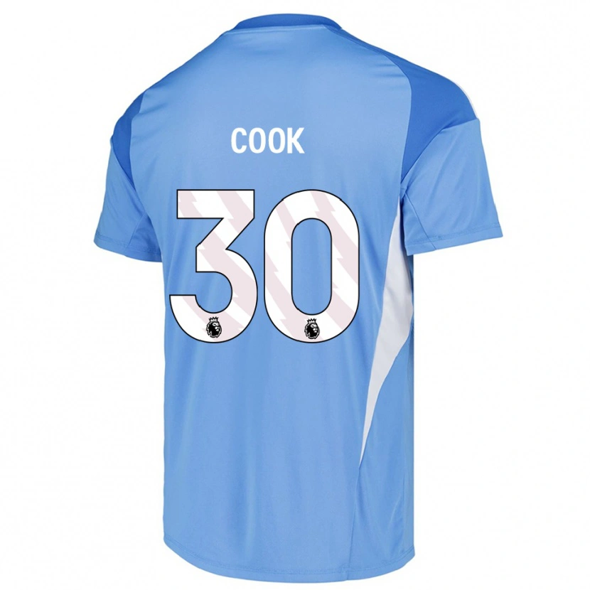 Danxen Kinder Robbie Cook #30 Trikot Himmelsblau Weiß Torwarttrikot 2025/26 Schweiz