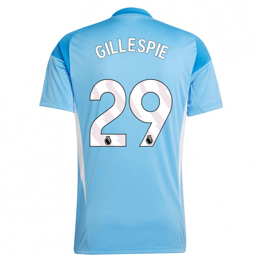 Danxen Kinder Mark Gillespie #29 Trikot Blau Weiß Torwarttrikot 2025/26 Schweiz