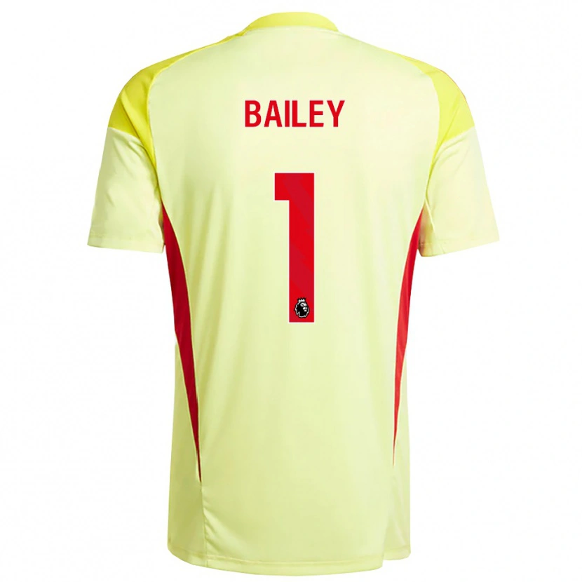 Danxen Kinder Joe Bailey #1 Trikot Hellgelb Orange Torwarttrikot 2025/26 Schweiz