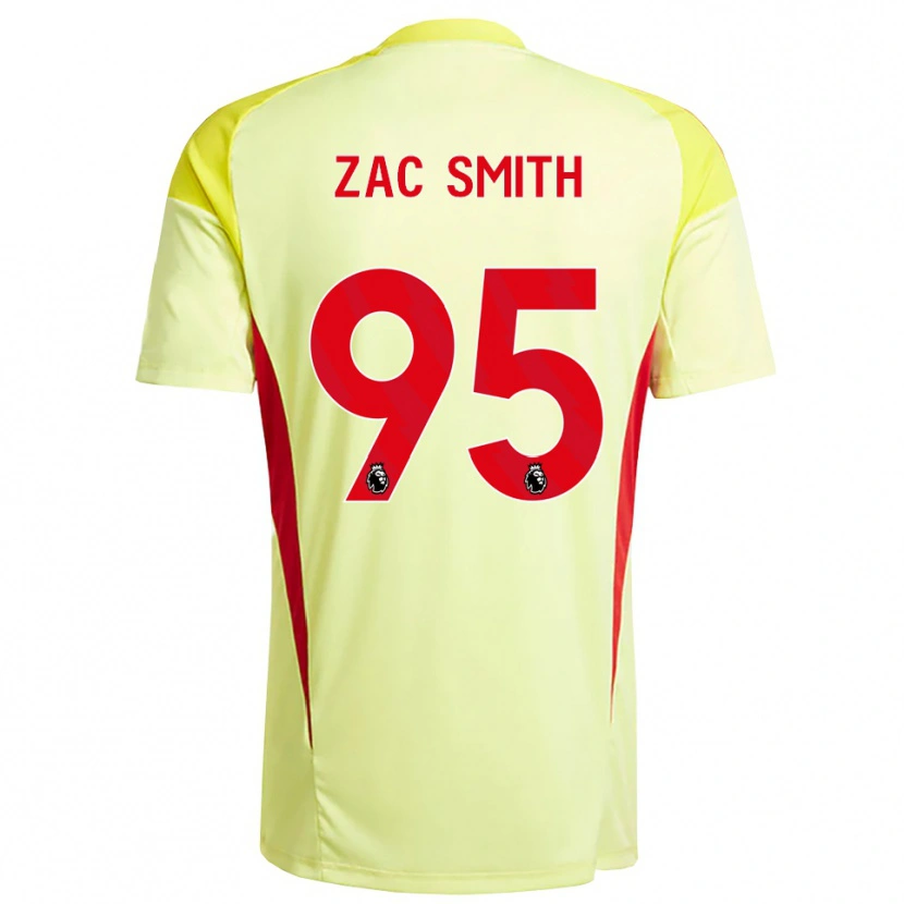 Danxen Kinder Zac Smith #95 Trikot Hellgelb Orange Torwarttrikot 2025/26 Schweiz