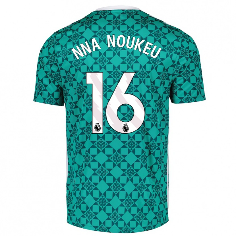 Danxen Kinder Blondy Nna Noukeu #16 Trikot Grün Weiß Torwarttrikot 2025/26 Schweiz