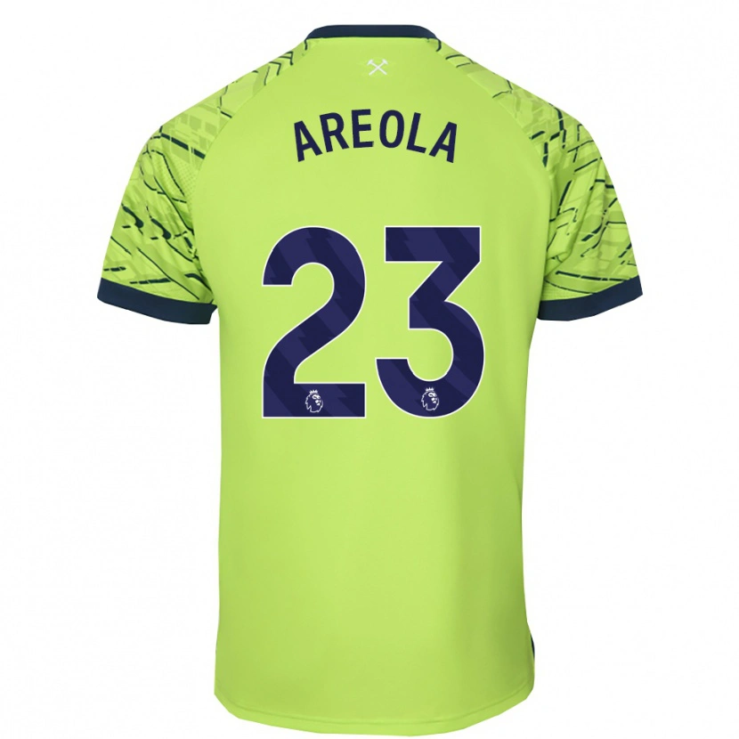 Danxen Kinder Alphonse Areola #23 Trikot Leuchtendes Grün Torwarttrikot 2025/26 Schweiz