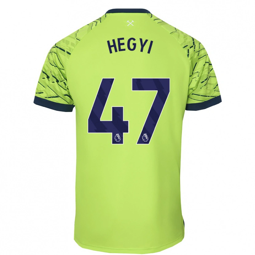 Danxen Kinder Krisztián Hegyi #47 Trikot Leuchtendes Grün Torwarttrikot 2025/26 Schweiz