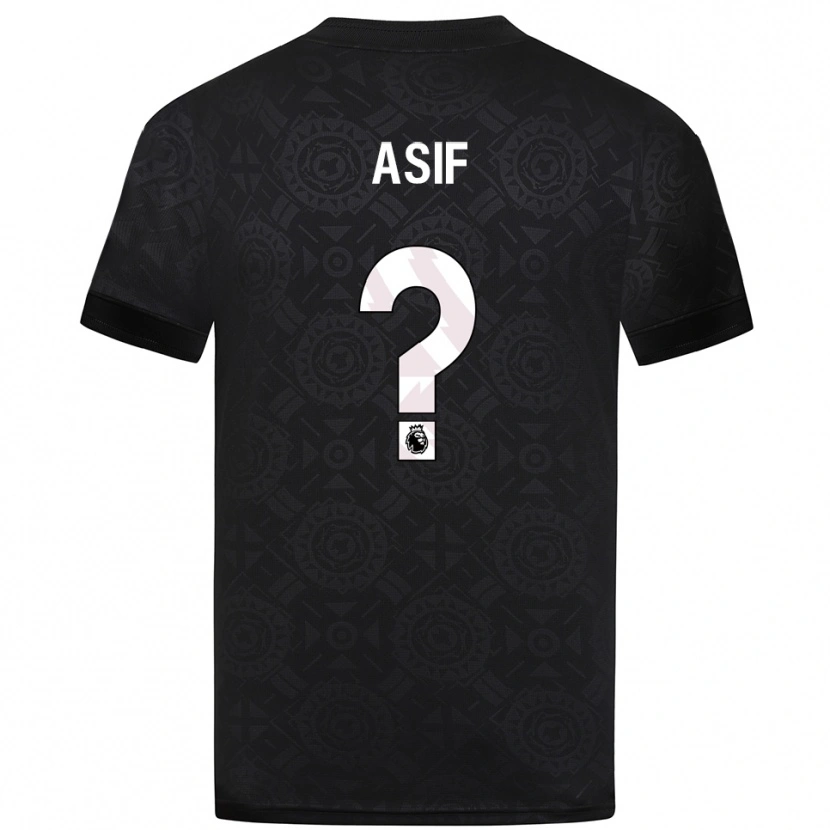 Danxen Kinder Dawood Asif #0 Trikot Schwarz Weiß Torwarttrikot 2025/26 Schweiz