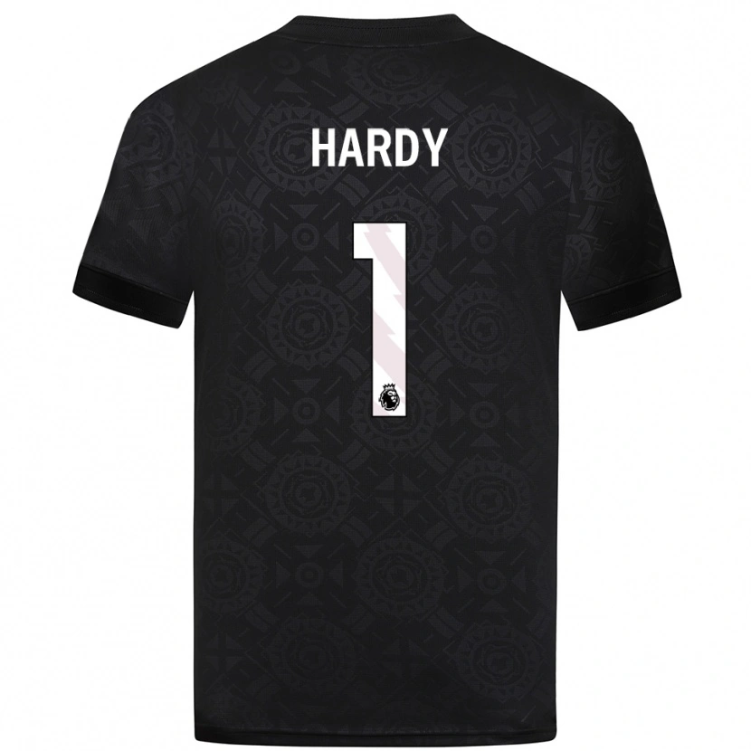 Danxen Kinder George Hardy #1 Trikot Schwarz Weiß Torwarttrikot 2025/26 Schweiz