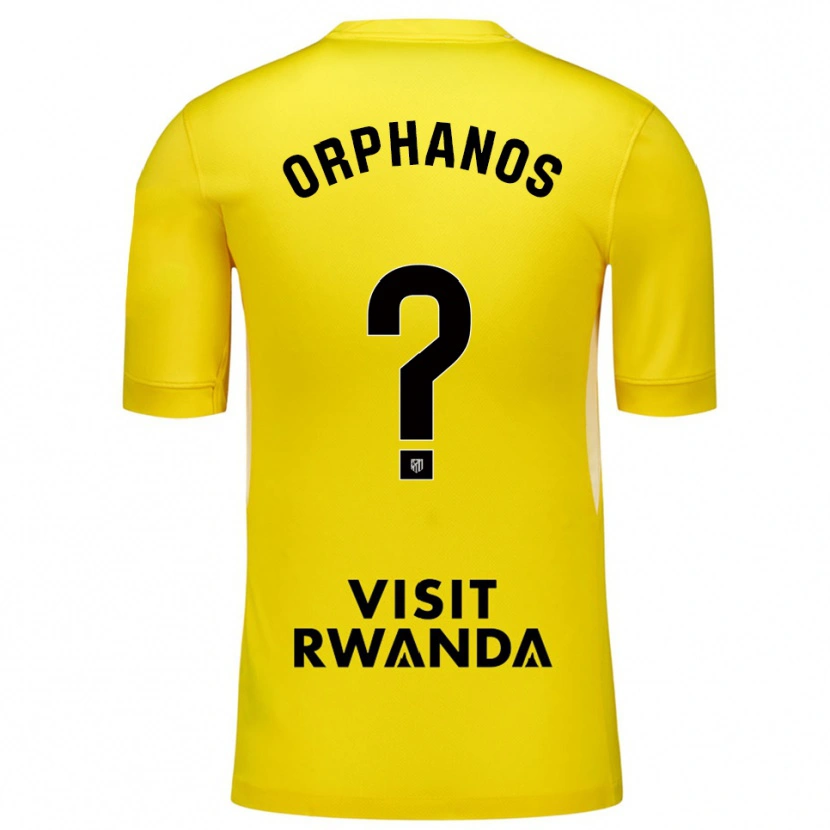 Danxen Kinder Stamatis Orphanos #0 Trikot Gelb Schwarz Torwarttrikot 2025/26 Schweiz