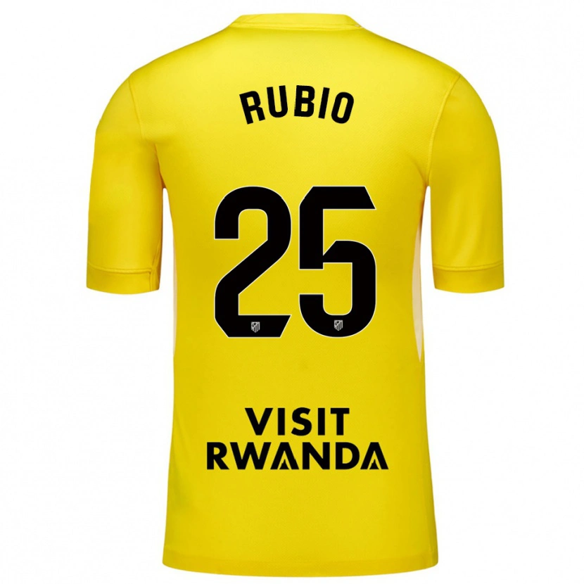 Danxen Kinder Daniel Rubio #25 Trikot Gelb Schwarz Torwarttrikot 2025/26 Schweiz