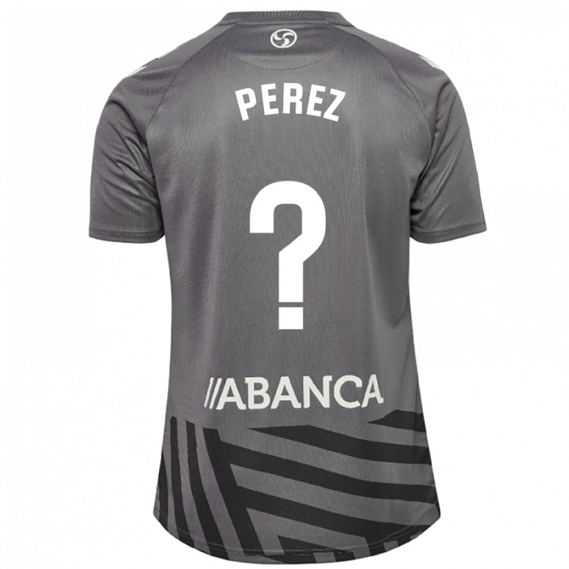 Danxen Kinder Iván Pérez #0 Trikot Dunkelgrau Schwarz Torwarttrikot 2025/26 Schweiz
