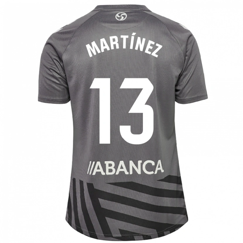 Danxen Kinder Naiara Martínez #13 Trikot Dunkelgrau Schwarz Torwarttrikot 2025/26 Schweiz