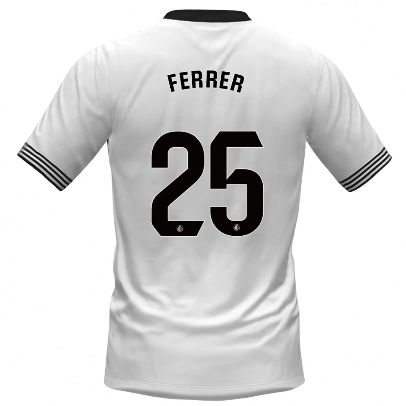 Danxen Kinder Diego Ferrer #25 Trikot Weiß Schwarz Torwarttrikot 2025/26 Schweiz