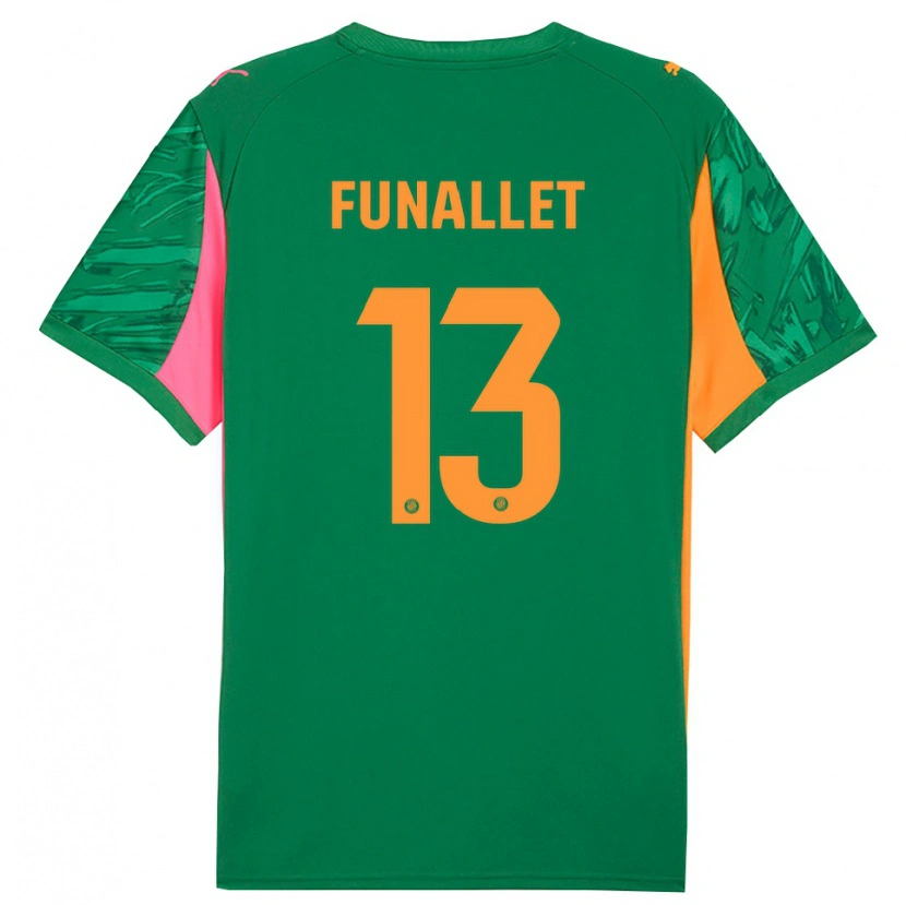 Danxen Kinder Pau Funallet #13 Trikot Grün Orange Torwarttrikot 2025/26 Schweiz
