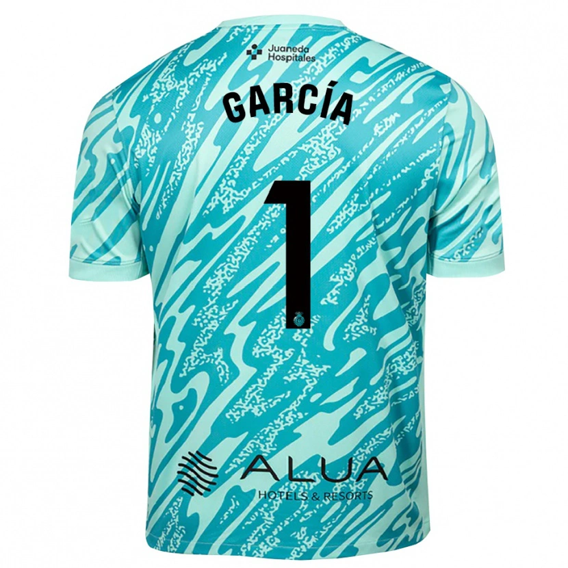 Danxen Kinder Pere García #1 Trikot Cyan Schwarz Torwarttrikot 2025/26 Schweiz