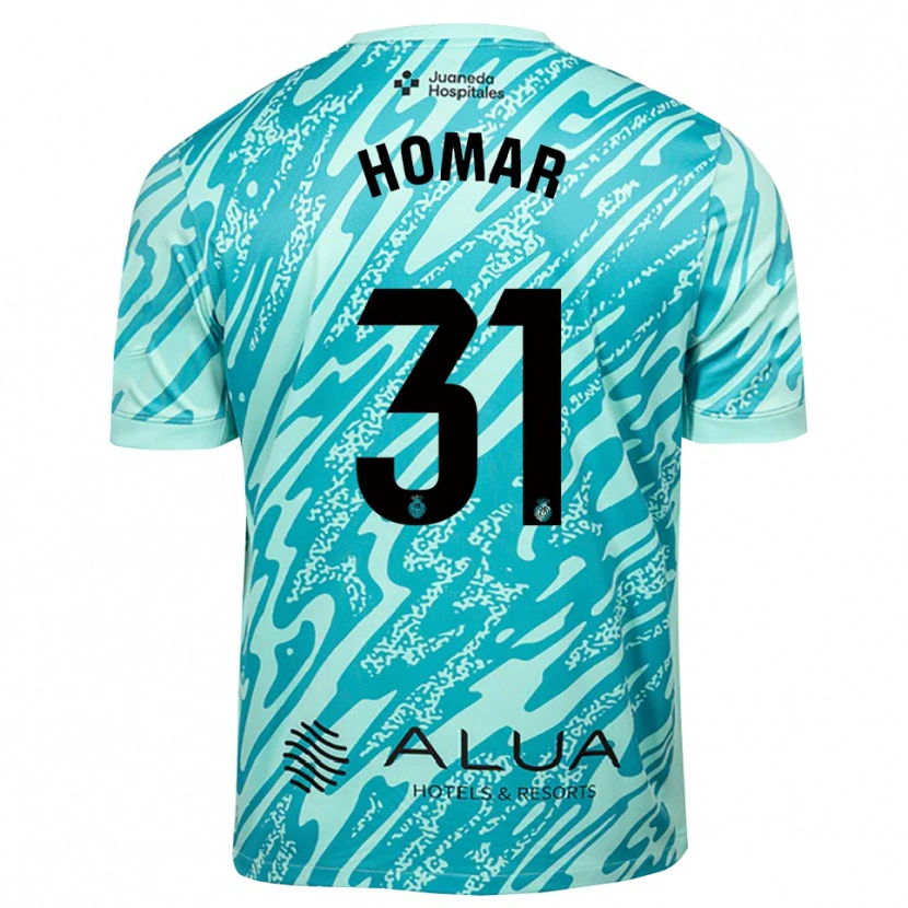 Danxen Kinder Gaspar Homar #31 Trikot Cyan Schwarz Torwarttrikot 2025/26 Schweiz