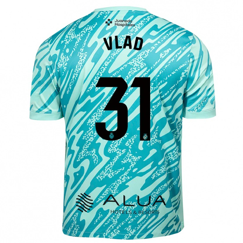 Danxen Kinder Rares Vlad #31 Trikot Cyan Schwarz Torwarttrikot 2025/26 Schweiz