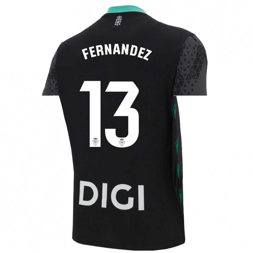 Danxen Kinder Aitor Fernández #13 Trikot Dunkelgrau Schwarz Torwarttrikot 2025/26 Schweiz