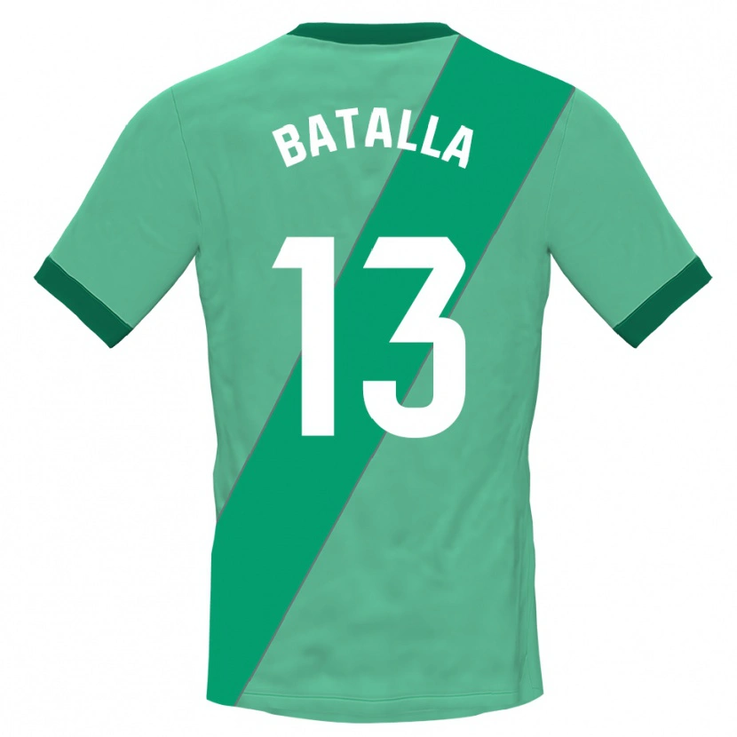 Danxen Kinder Augusto Batalla #13 Trikot Grün Schwarz Torwarttrikot 2025/26 Schweiz