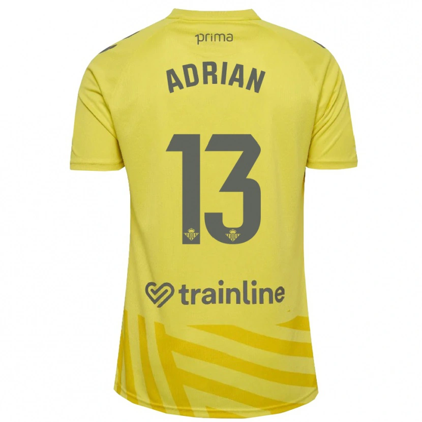 Danxen Kinder Adrián #13 Trikot Gelb Grau Torwarttrikot 2025/26 Schweiz