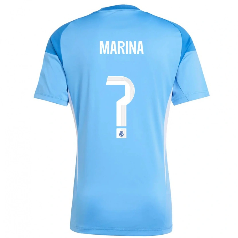 Danxen Kinder Nacho Marina #0 Trikot Himmelblau Weiß Torwarttrikot 2025/26 Schweiz