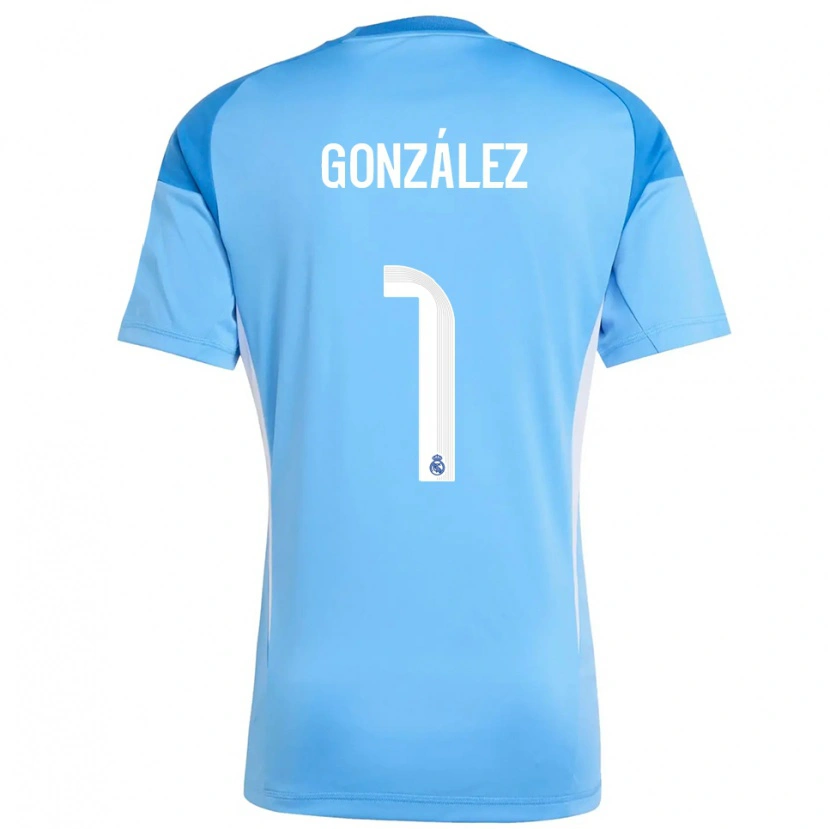 Danxen Kinder Álvaro González #1 Trikot Himmelblau Weiß Torwarttrikot 2025/26 Schweiz