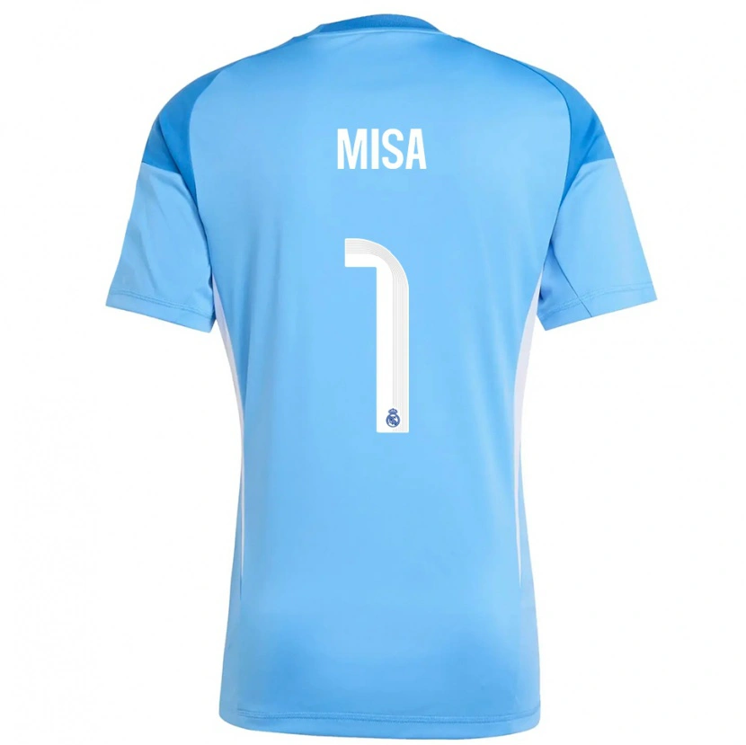 Danxen Kinder Misa Rodríguez #1 Trikot Himmelblau Weiß Torwarttrikot 2025/26 Schweiz
