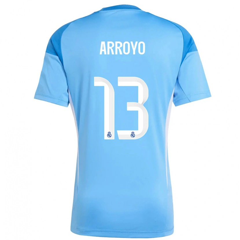 Danxen Kinder Diego Arroyo #13 Trikot Himmelblau Weiß Torwarttrikot 2025/26 Schweiz