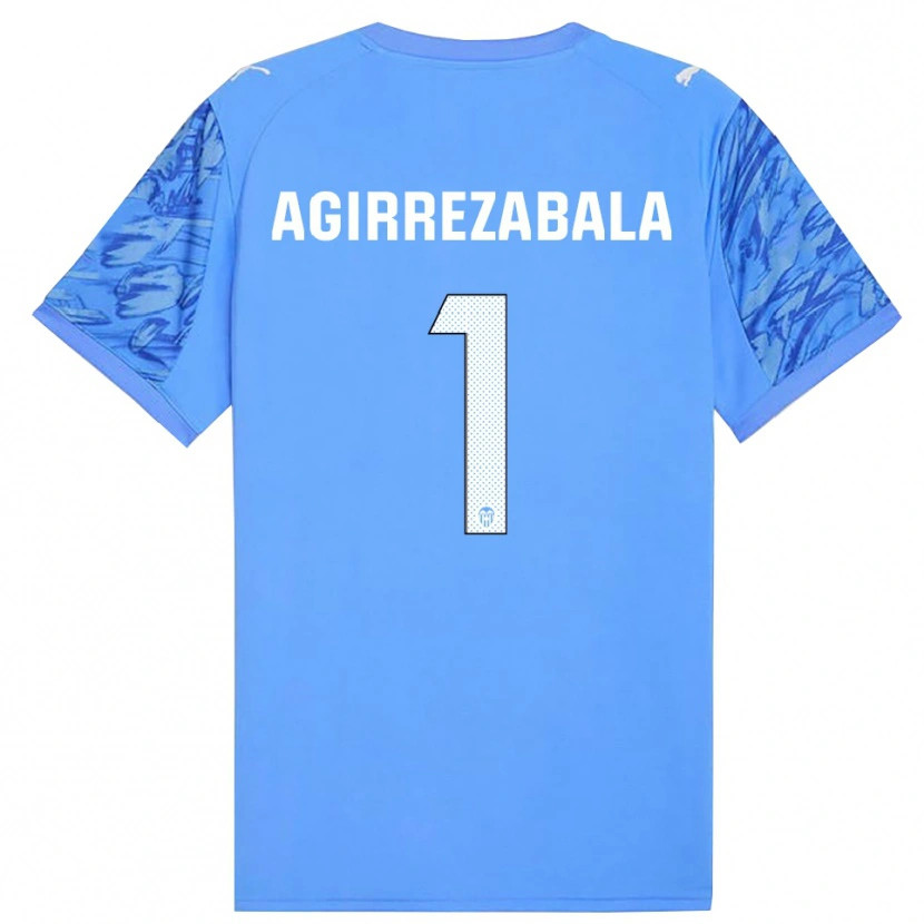 Danxen Kinder Julen Agirrezabala #1 Trikot Blau Weiß Torwarttrikot 2025/26 Schweiz