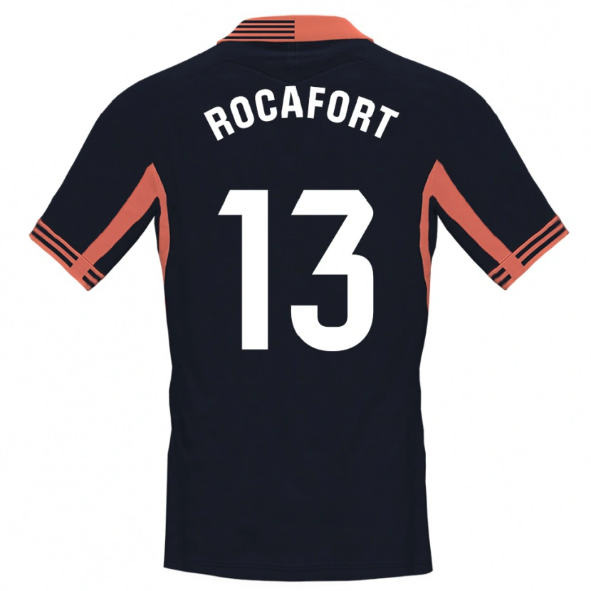 Danxen Kinder Rodrigo Rocafort #13 Trikot Schwarz Weiß Orange Torwarttrikot 2025/26 Schweiz