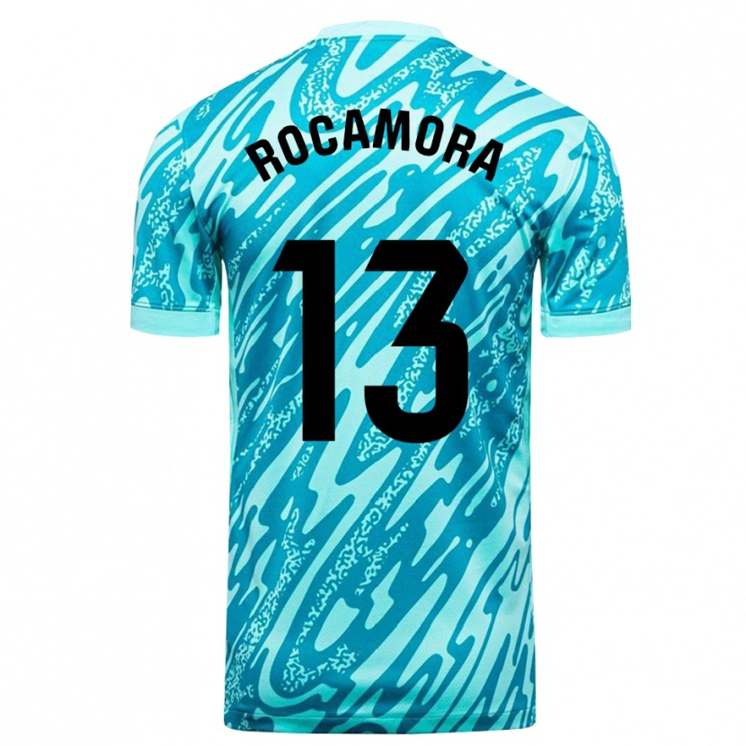 Danxen Kinder María Rocamora Díaz #13 Trikot Himmelblau Weiß Torwarttrikot 2025/26 Schweiz