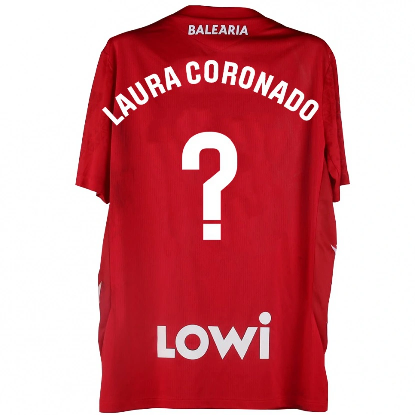 Danxen Kinder Laura Coronado Vilchez #0 Trikot Rot Weiß Torwarttrikot 2025/26 Schweiz