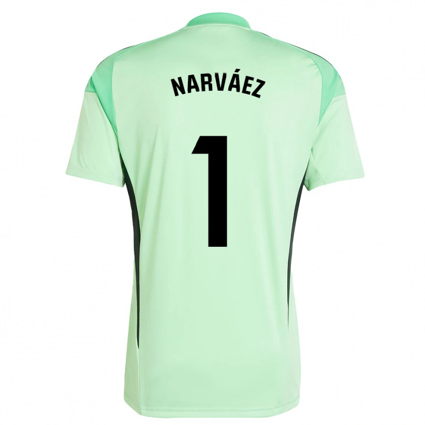 Danxen Kinder Miguel Narváez #1 Trikot Hellgrün Schwarz Torwarttrikot 2025/26 Schweiz