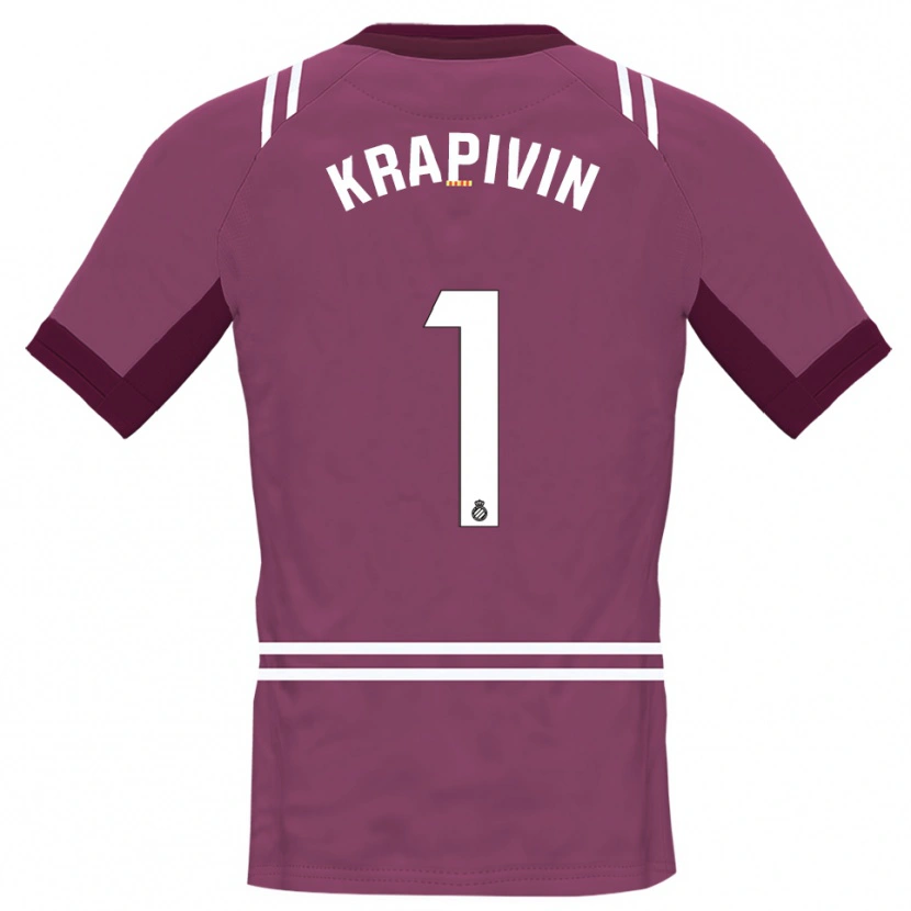 Danxen Kinder Yegor Krapivin #1 Trikot Burgunderweiß Torwarttrikot 2025/26 Schweiz