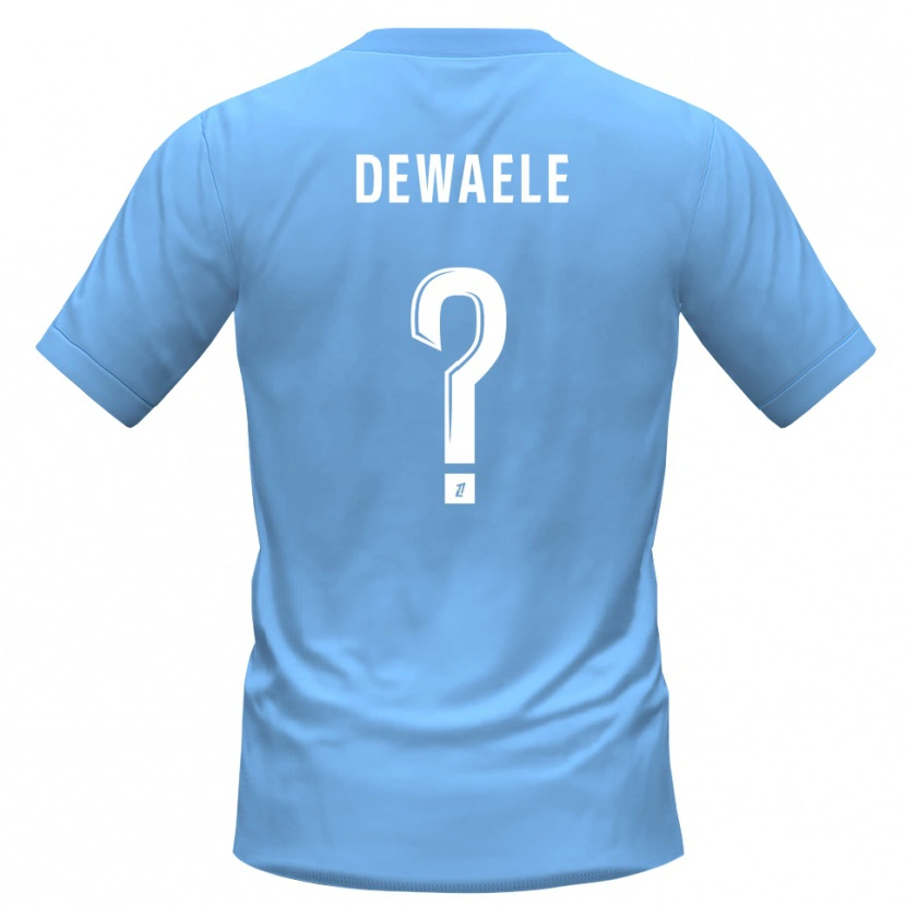 Danxen Kinder Élina Dewaele #0 Trikot Blau Schwarz Torwarttrikot 2025/26 Schweiz