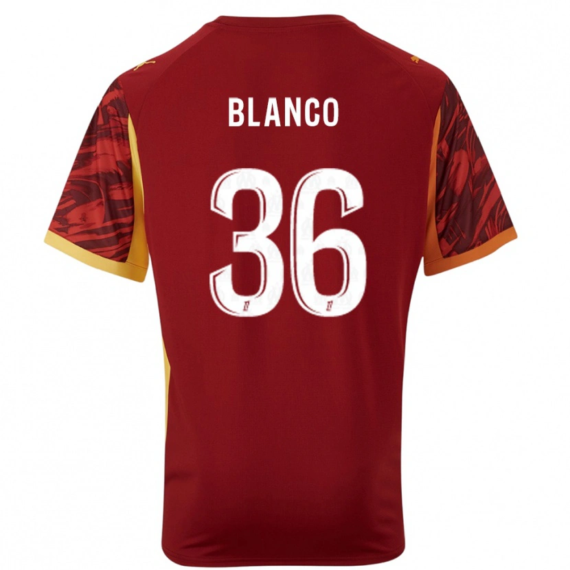 Danxen Kinder Rubén Blanco #36 Trikot Burgunderrot Braun Torwarttrikot 2025/26 Schweiz