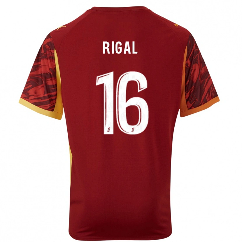 Danxen Kinder Pablo Rigal #16 Trikot Burgunderrot Braun Torwarttrikot 2025/26 Schweiz