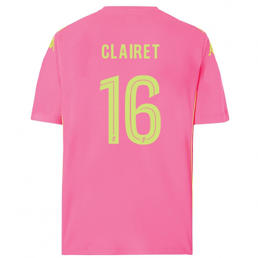 Danxen Kinder Duncan Clairet #16 Trikot Knallpink Torwarttrikot 2025/26 Schweiz