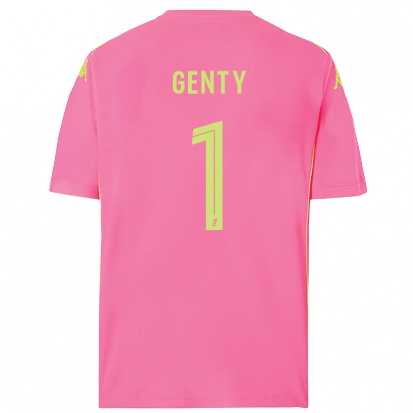 Danxen Kinder Julie Genty #1 Trikot Knallpink Torwarttrikot 2025/26 Schweiz