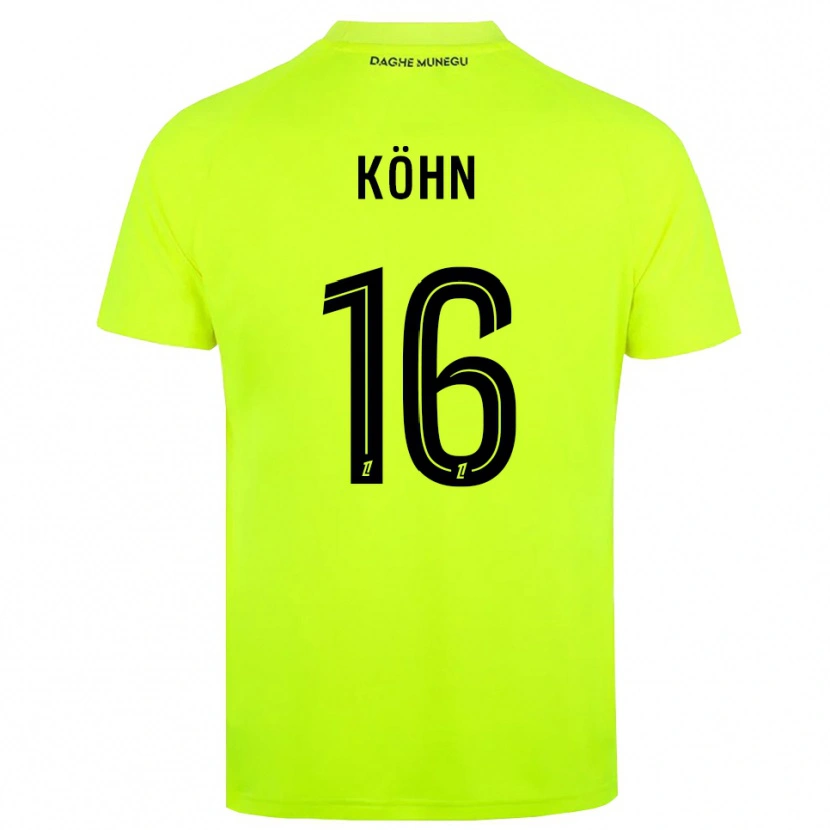 Danxen Kinder Philipp Köhn #16 Trikot Leuchtgrün Schwarz Torwarttrikot 2025/26 Schweiz