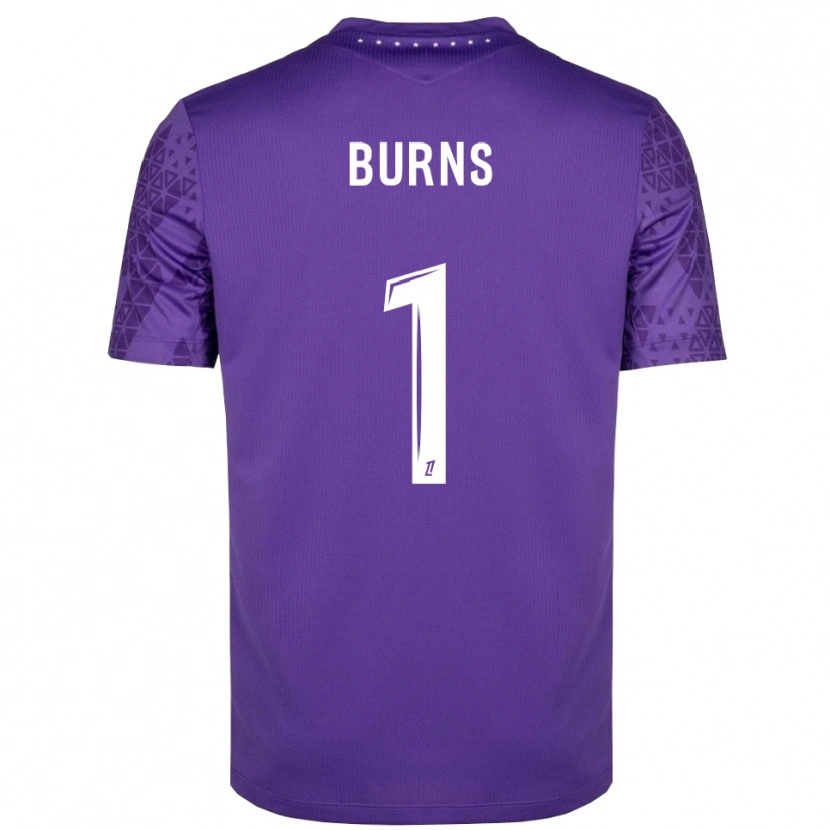 Danxen Kinder Emily Burns #1 Trikot Lila Weiß Torwarttrikot 2025/26 Schweiz
