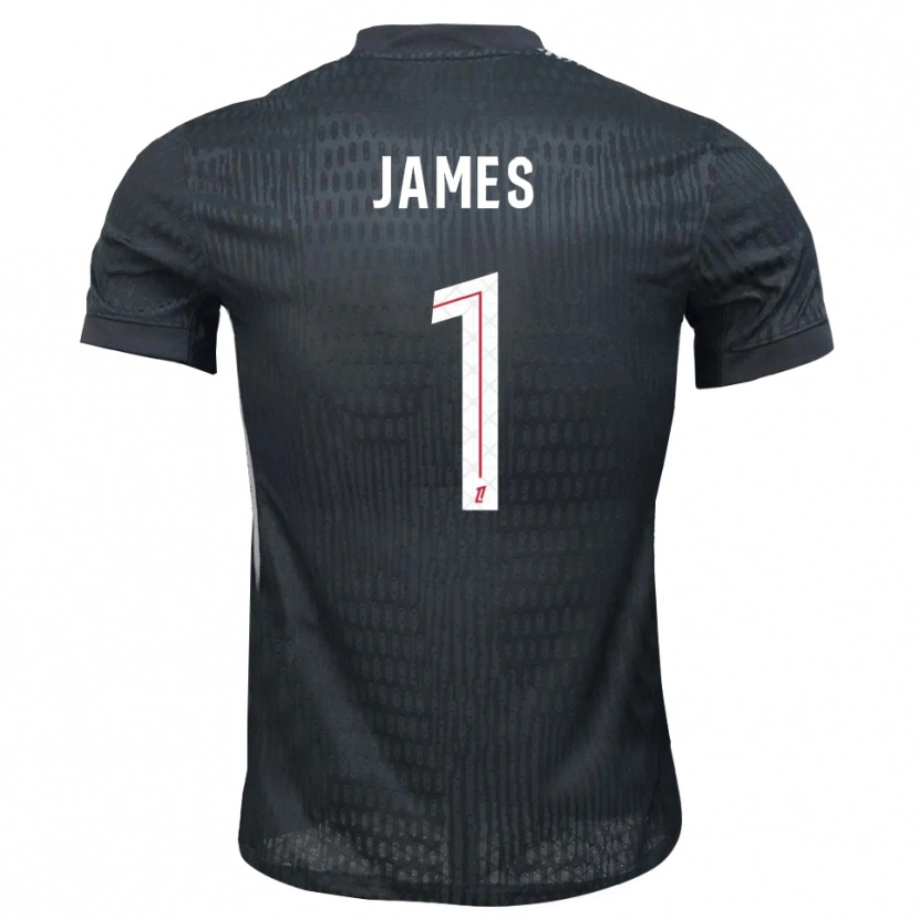 Danxen Kinder Martin James #1 Trikot Dunkelgrau Schwarz Torwarttrikot 2025/26 Schweiz