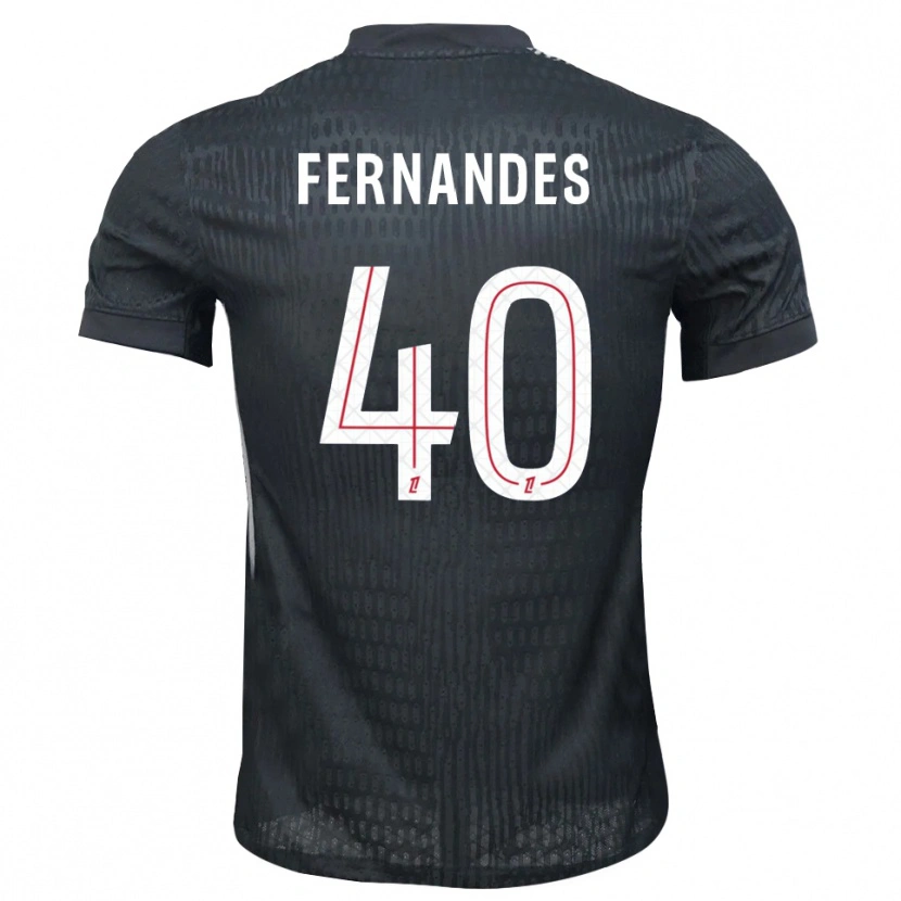 Danxen Kinder Alyssa Fernandes #40 Trikot Dunkelgrau Schwarz Torwarttrikot 2025/26 Schweiz