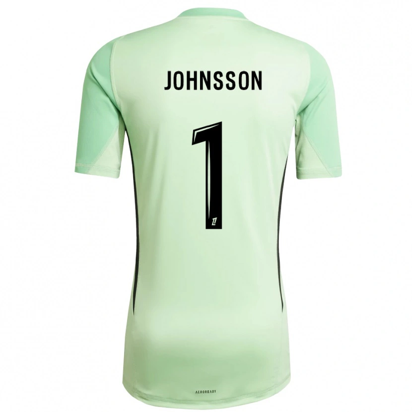 Danxen Kinder Karl-Johan Johnsson #1 Trikot Hellgrün Schwarz Torwarttrikot 2025/26 Schweiz